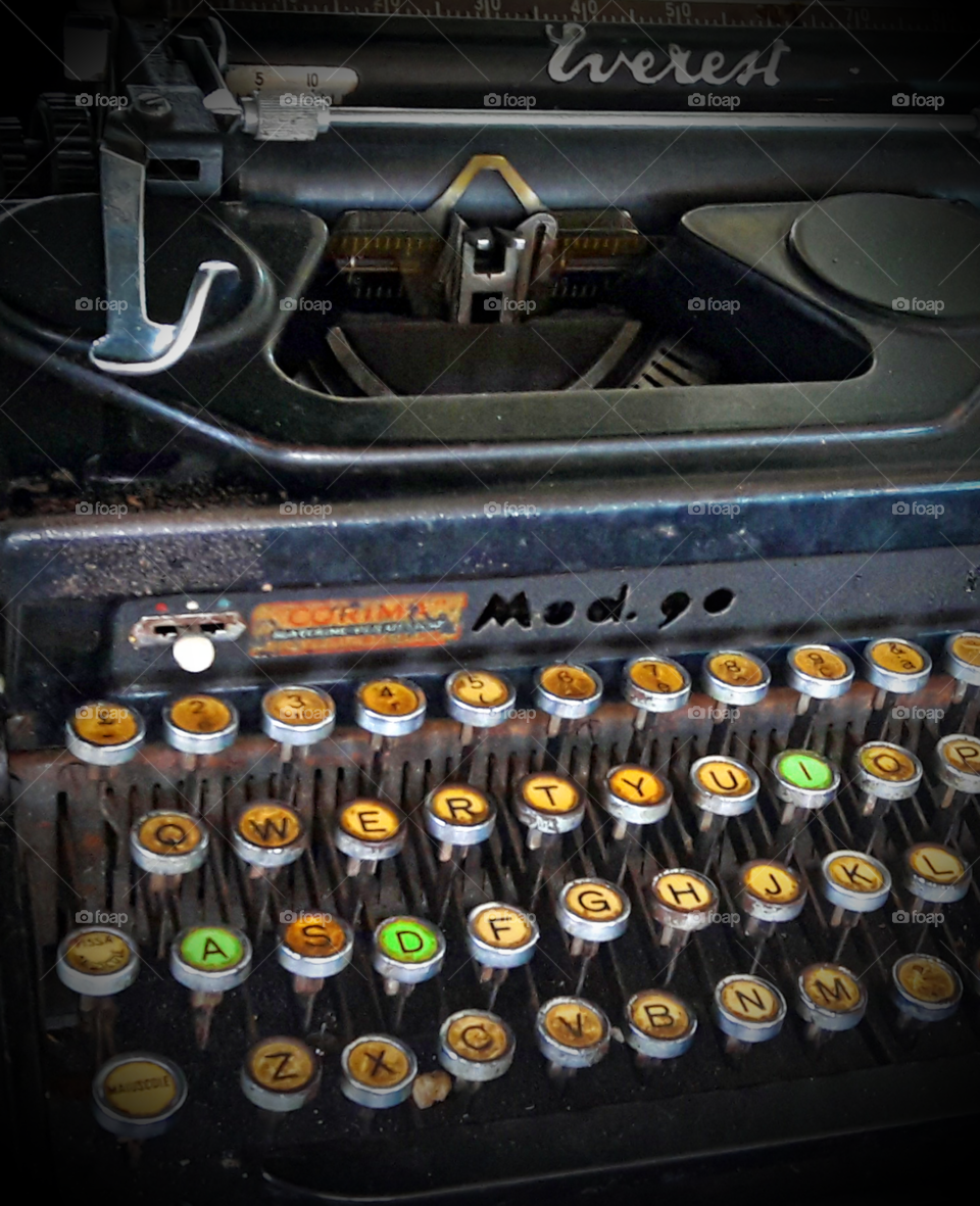 old typewriter