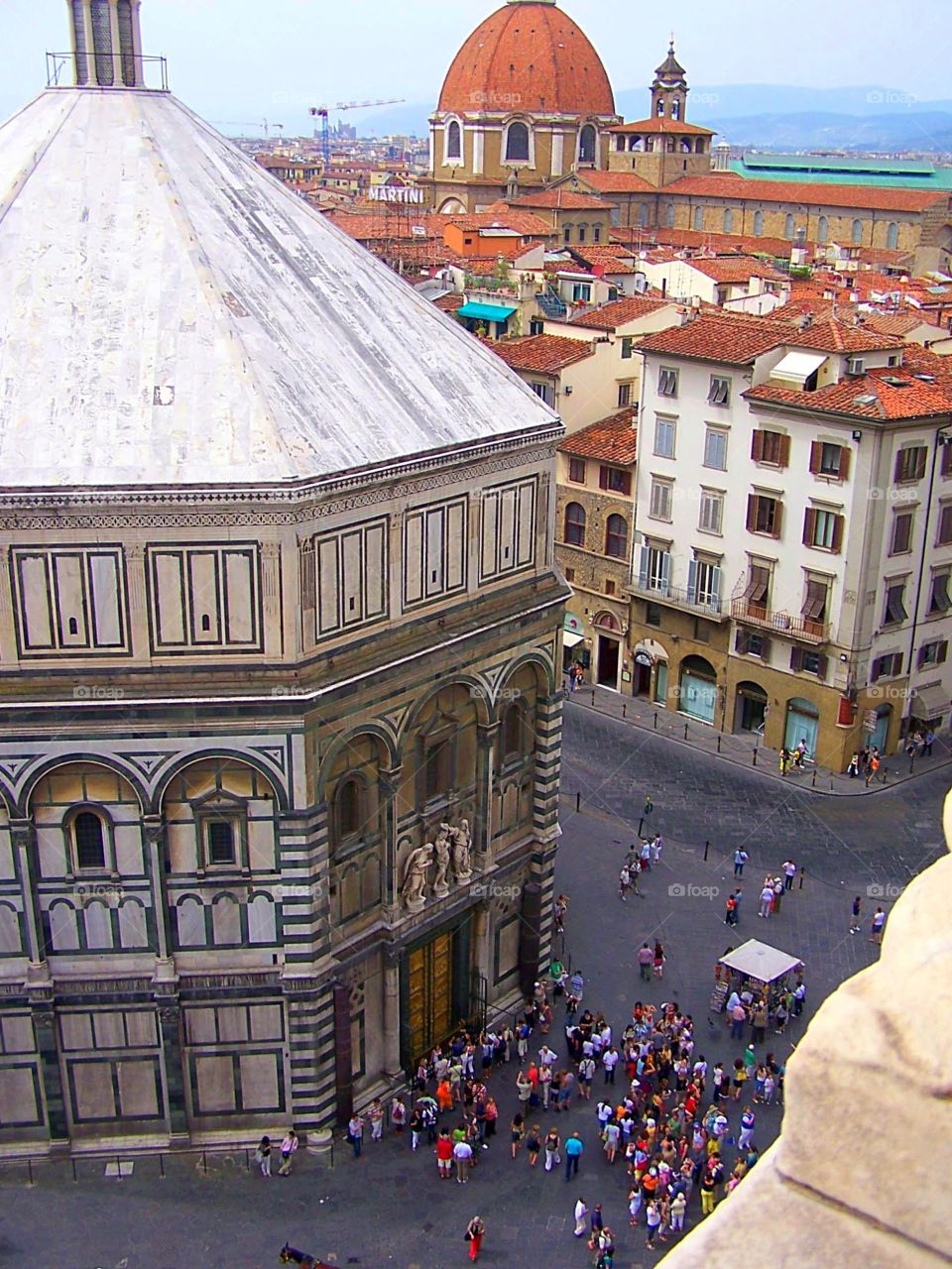 View of Florence from bell tower