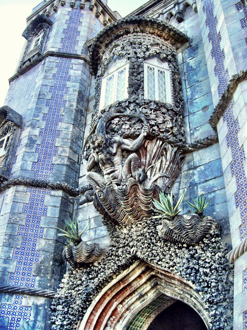 Puerta del Triton, Palacio da Pena. Puerta del Triton, Palacio da Pena (Sintra - Portugal)