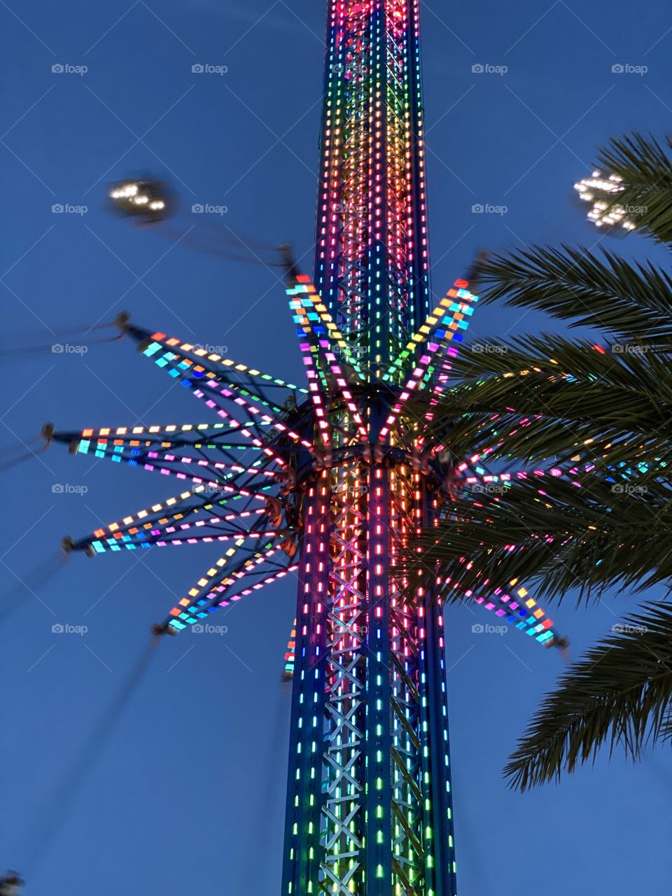 Orlando Starflyer at night