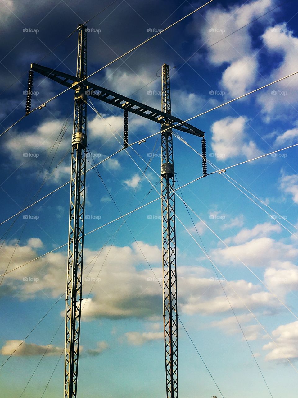 Sometimes even a power line can hold beauty 