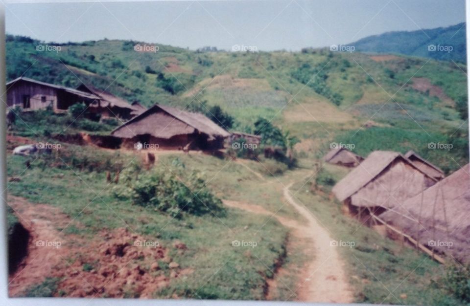 Hilltribe village