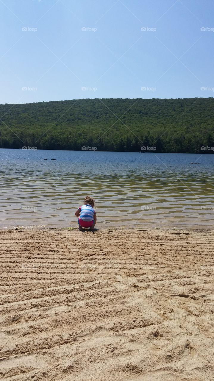 Sandy Sunday. mauch chunk lake, jim thorpe, pa, USA