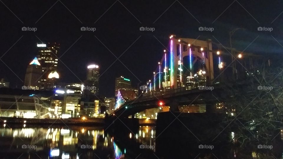 Pittsburgh Light-Up Bridge