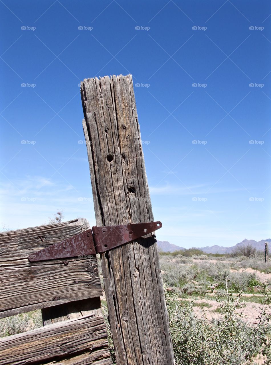 Old Cattle Ranch Gate