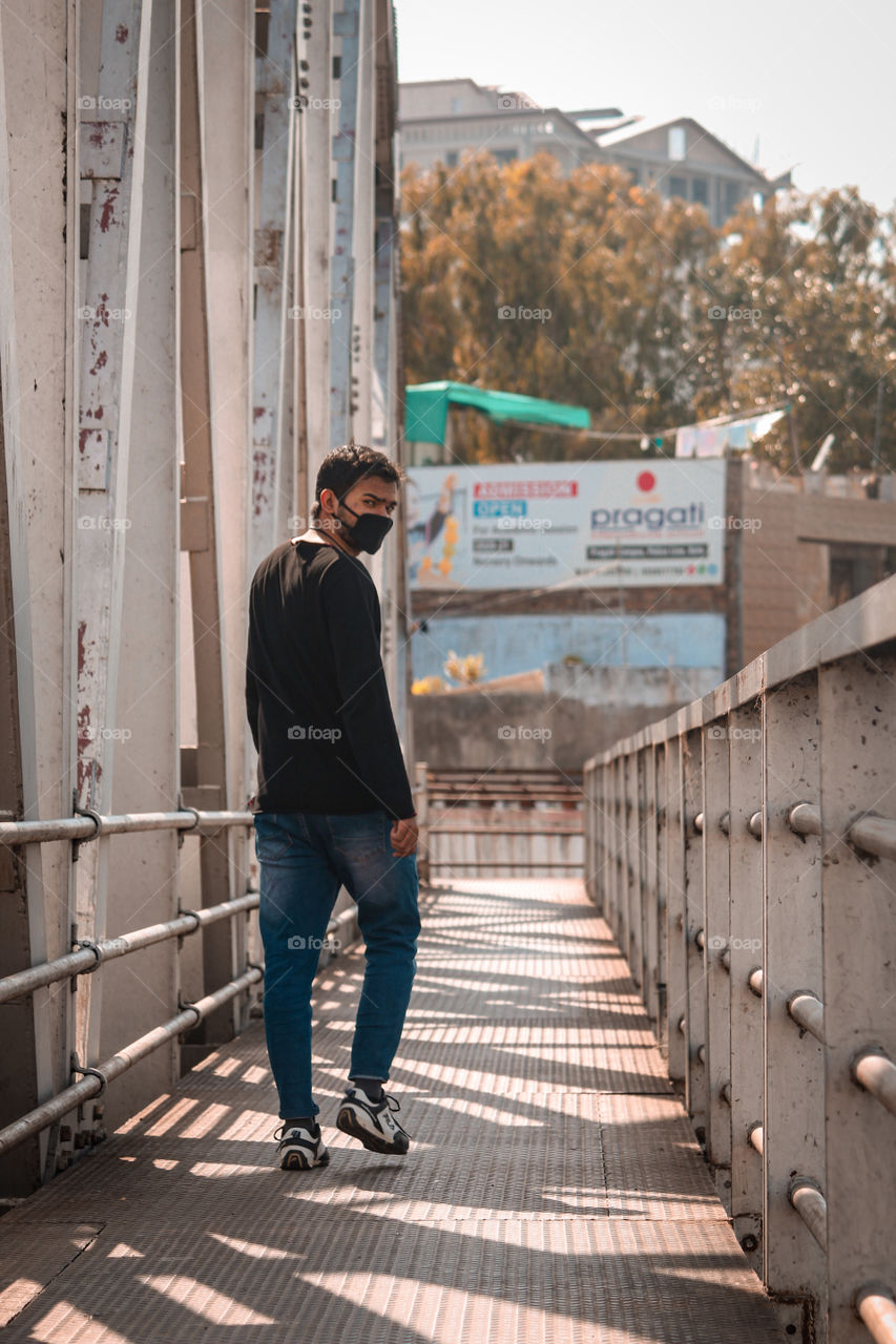 go straight but keep a eye on your back