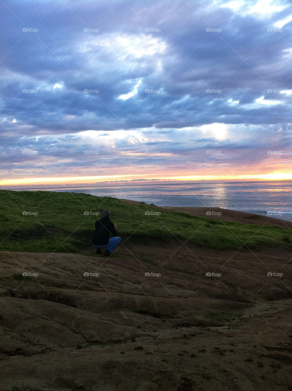 ocean sky blue sunset by emmanuelgr