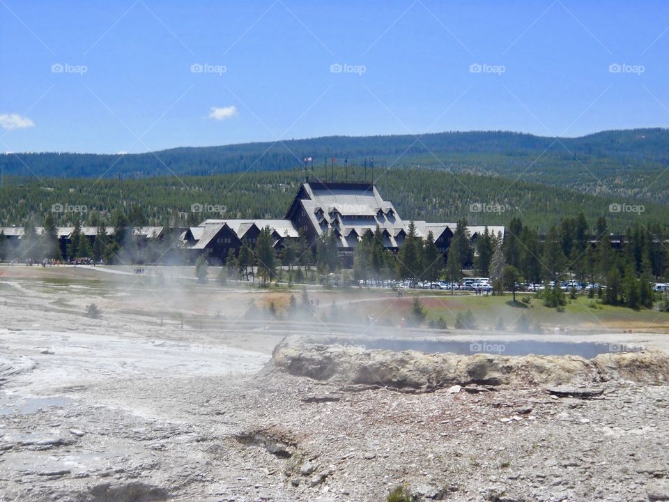 Yellowstone National Park , old faithful 