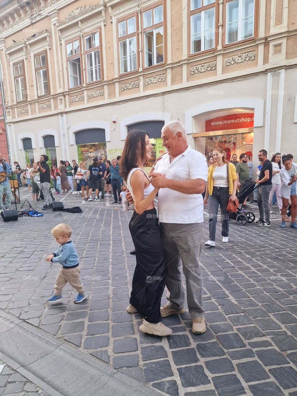 dancing in the street