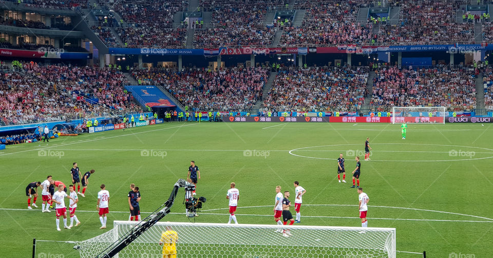 FIFA 2018 match Croatia-Denmark in Nizhny Novgorod