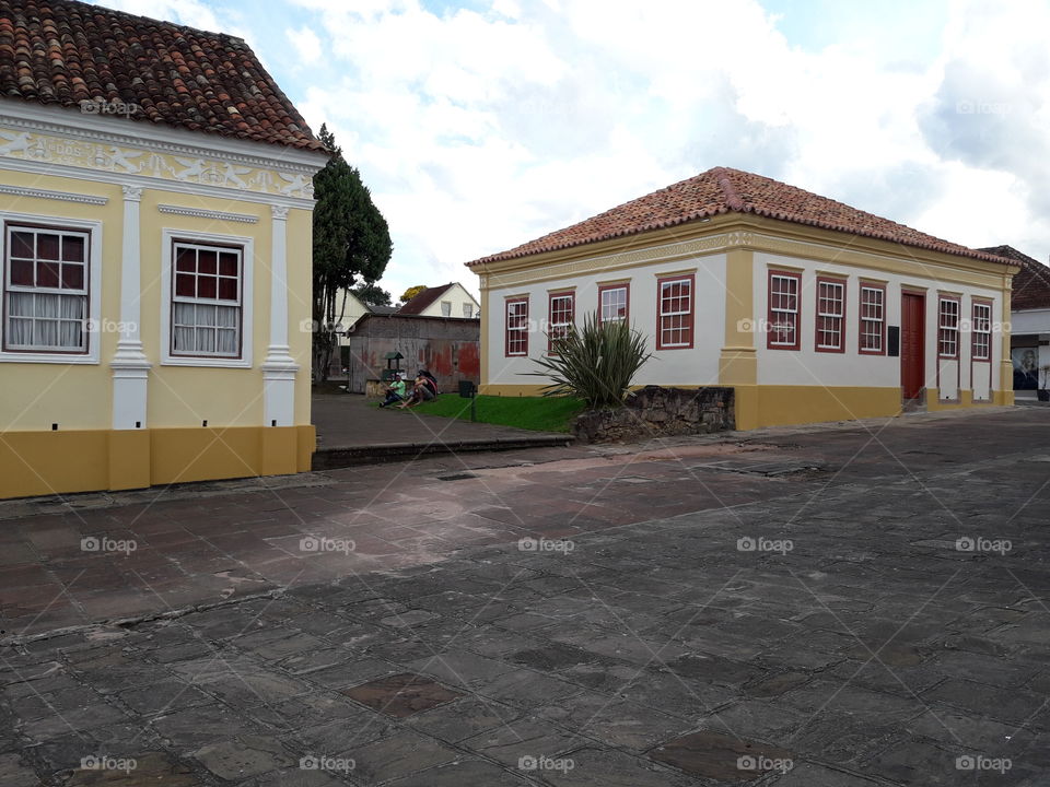 Typical architecture in Lapa, Paraná, Brazil
