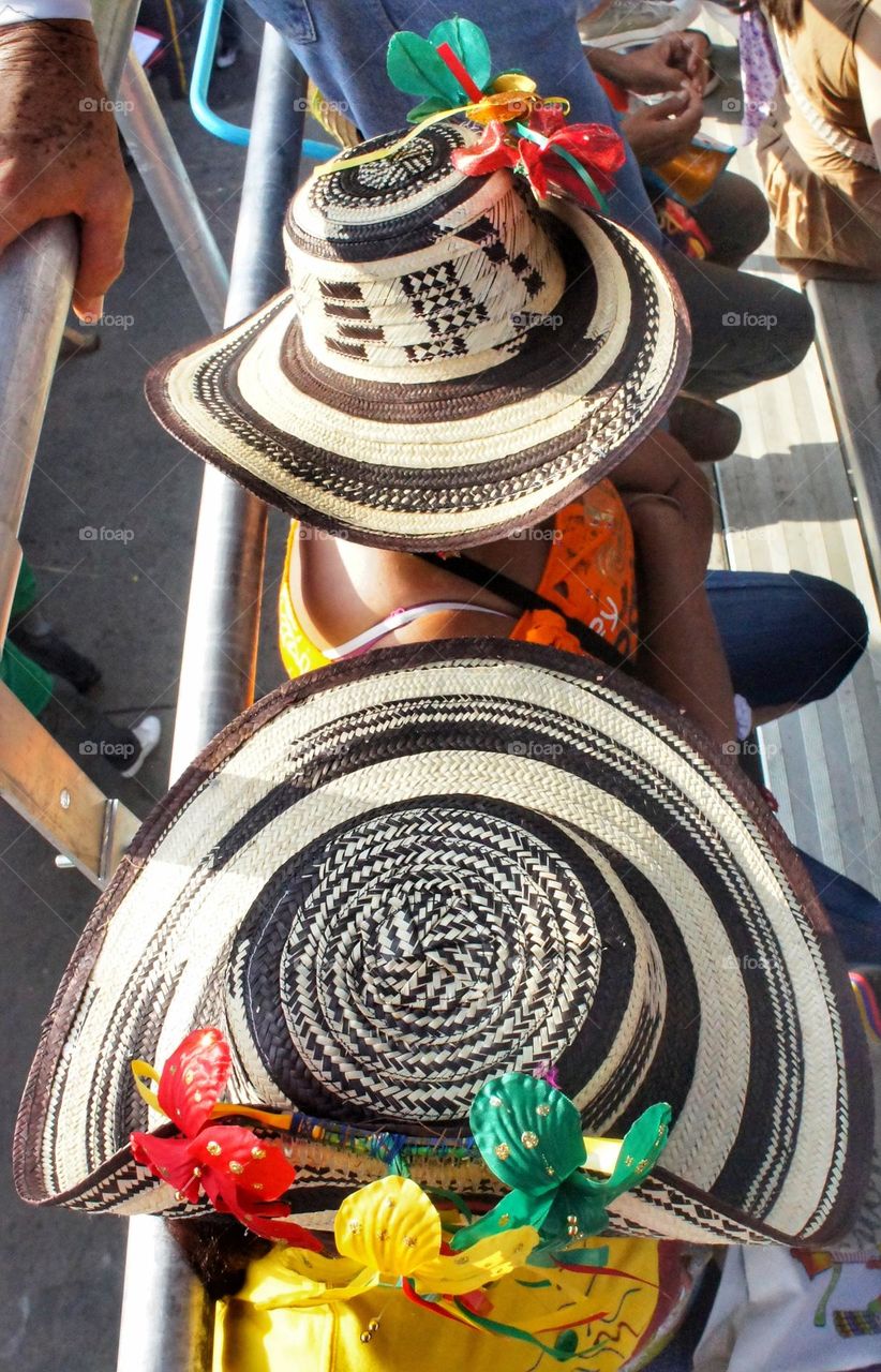 Spectators during the Barranquilla's Carnival