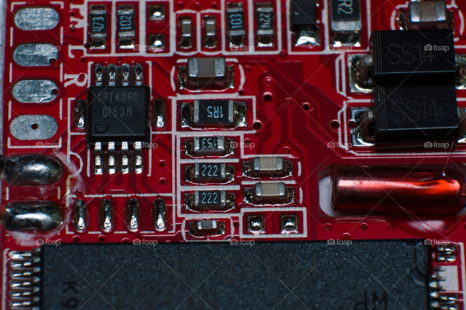 Electric circuit of an electric device.