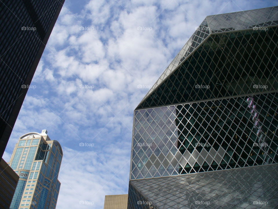 The Seattle Public Library Exterior