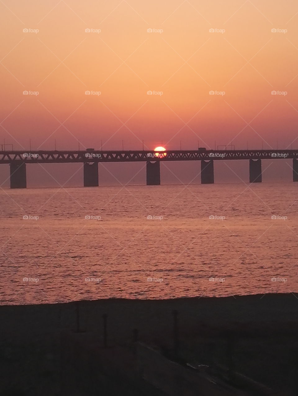 Fire sun. Because of fires in Portugal sun is cold and super red