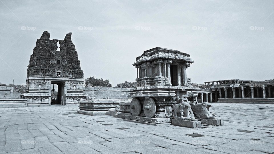 Hampi - Stone chariot- Ancient 