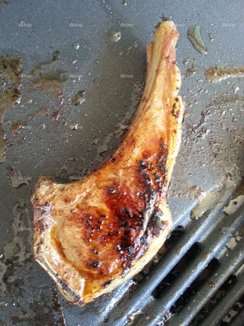 Cooked lamp chop