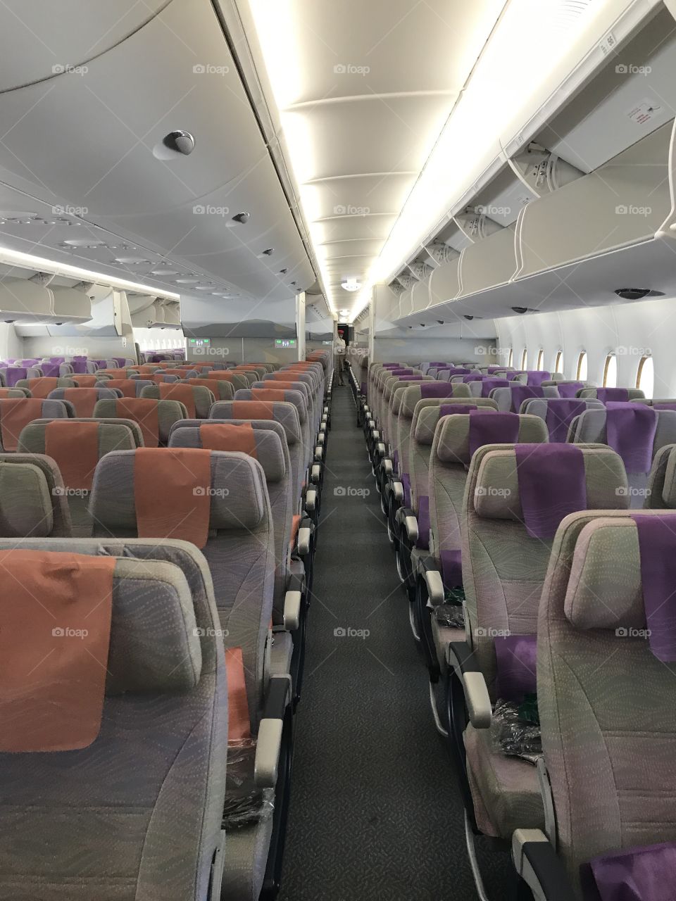 Plane interior (Emirates Airlines)