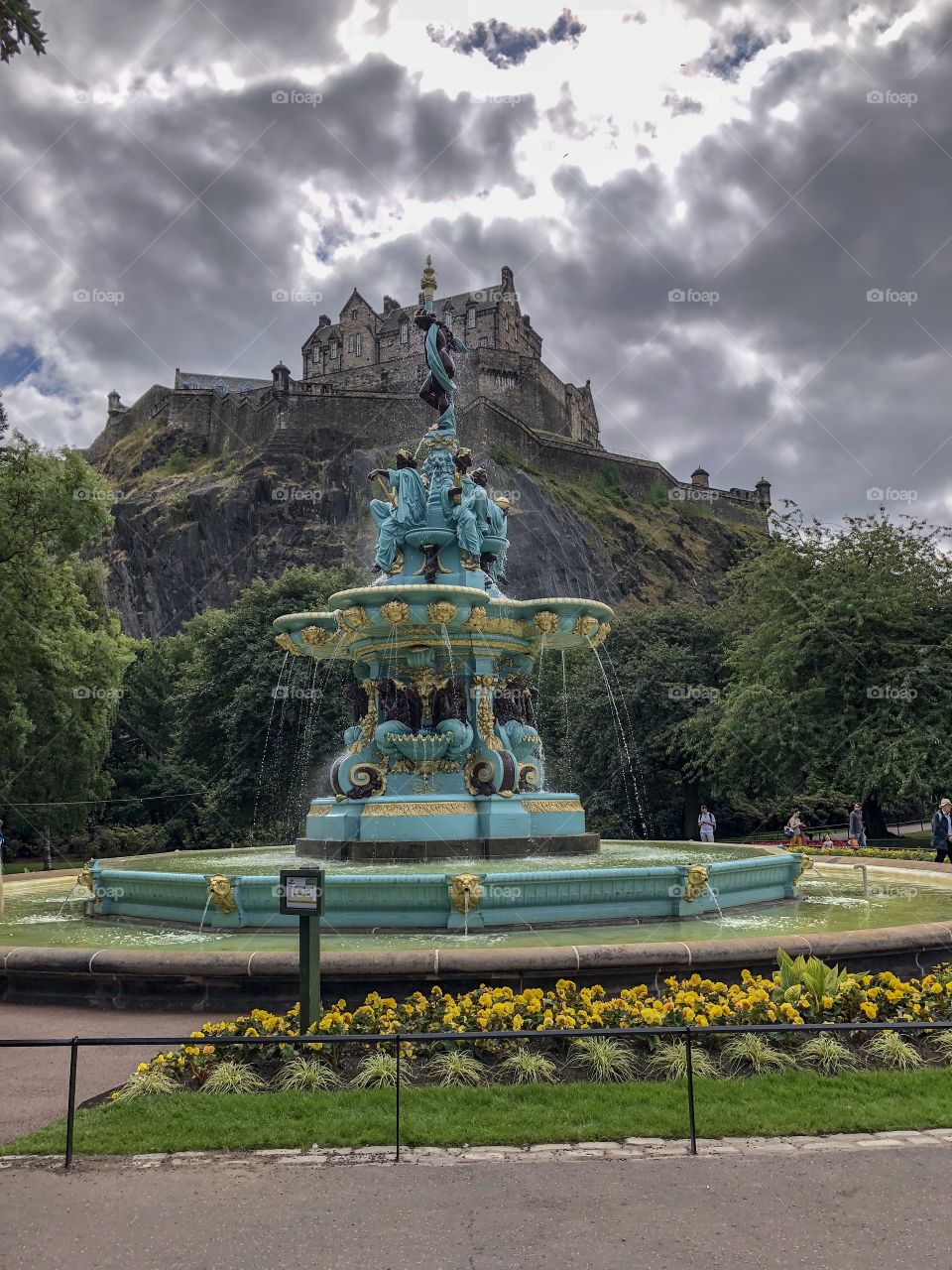 Ross Fountain, Edinburgh, Scotland 