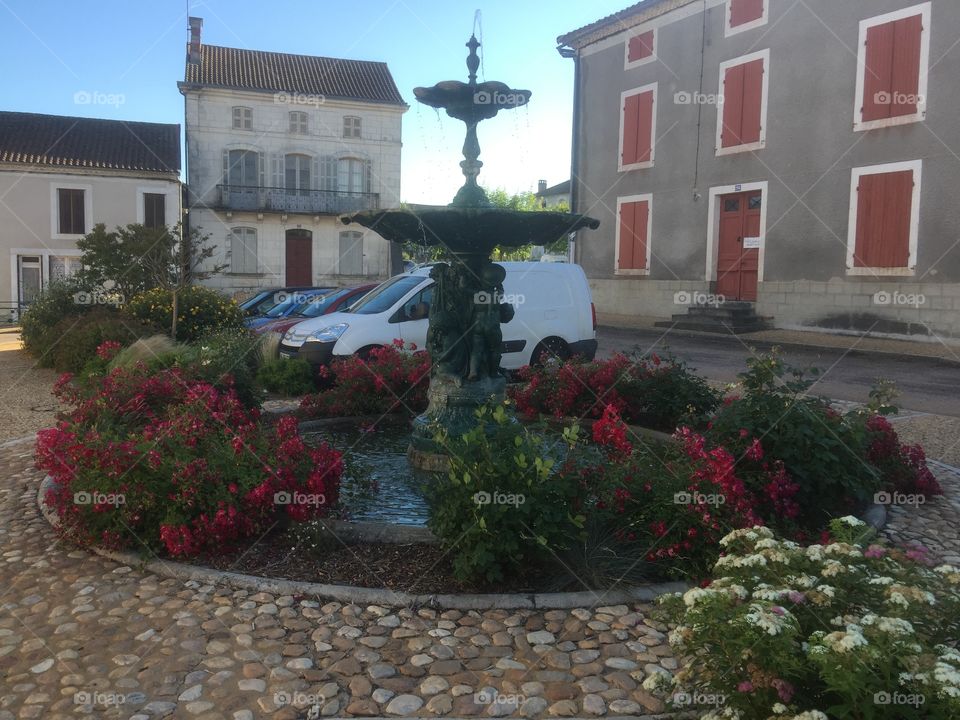 Fountain , French Village
