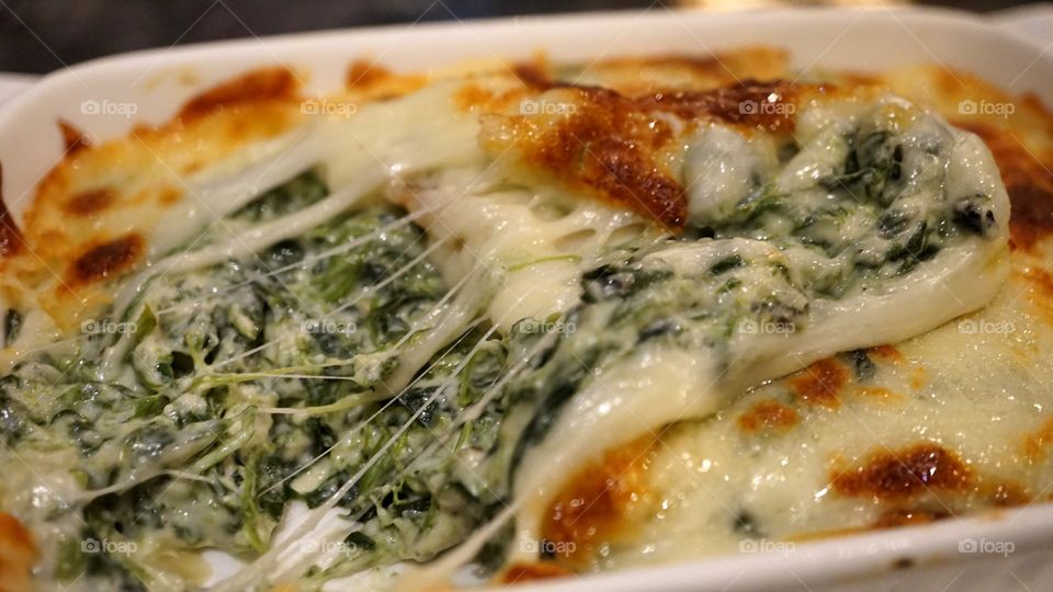 spinach with cheese recipe