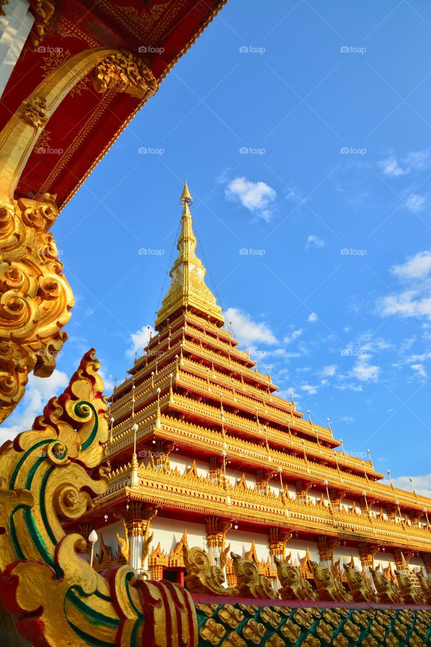 Khonkaen Thailand Pagoda