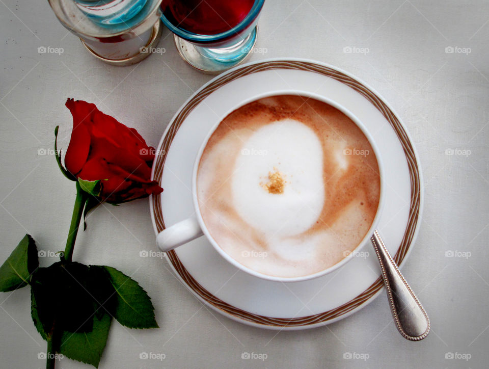 gold dust on my coffee