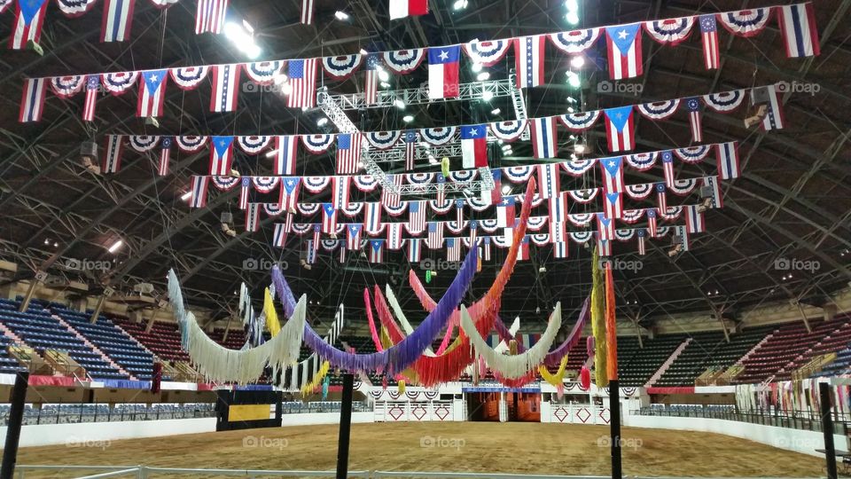 Rodeo arena. forth worth rodeo arena
