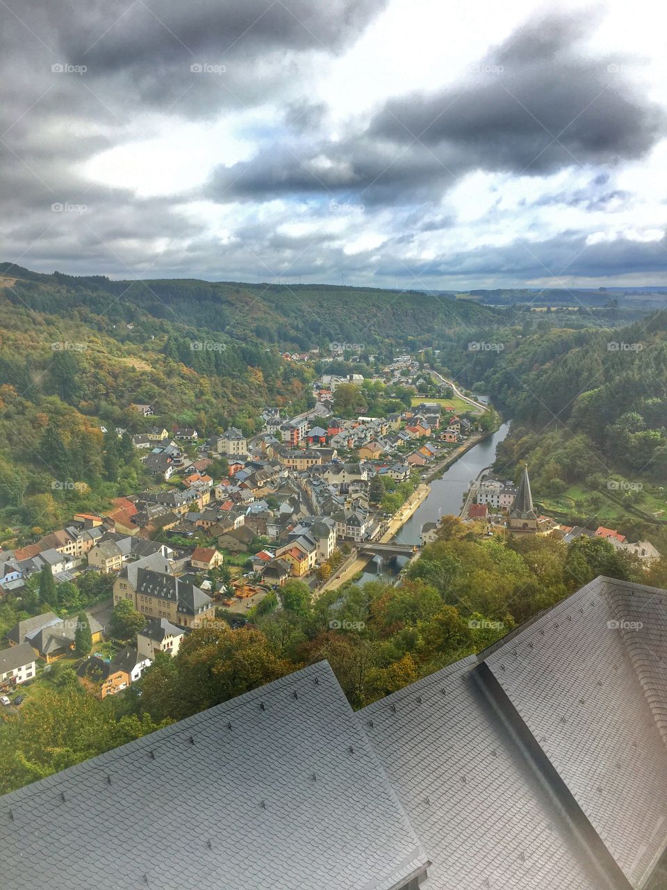 Window view from Vianden Castle