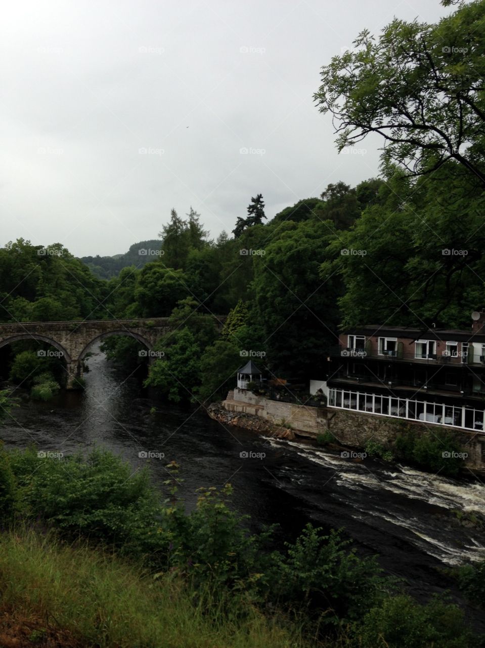 View from the steam train
