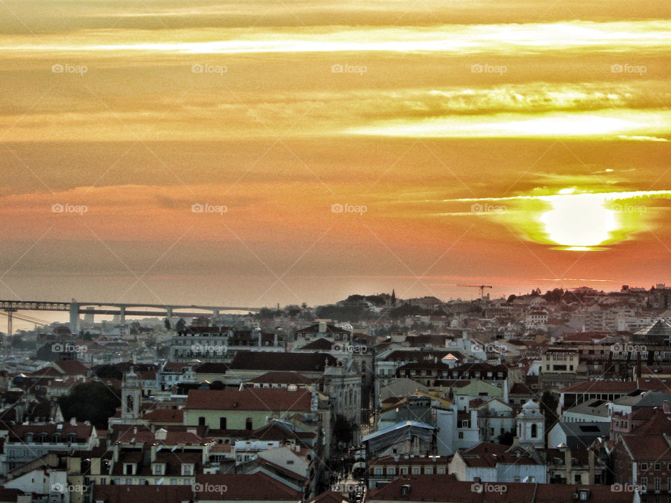 Sunset in Lisbon