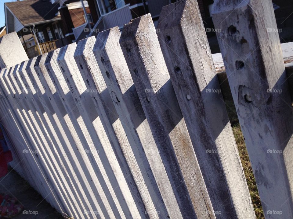 White picket fence