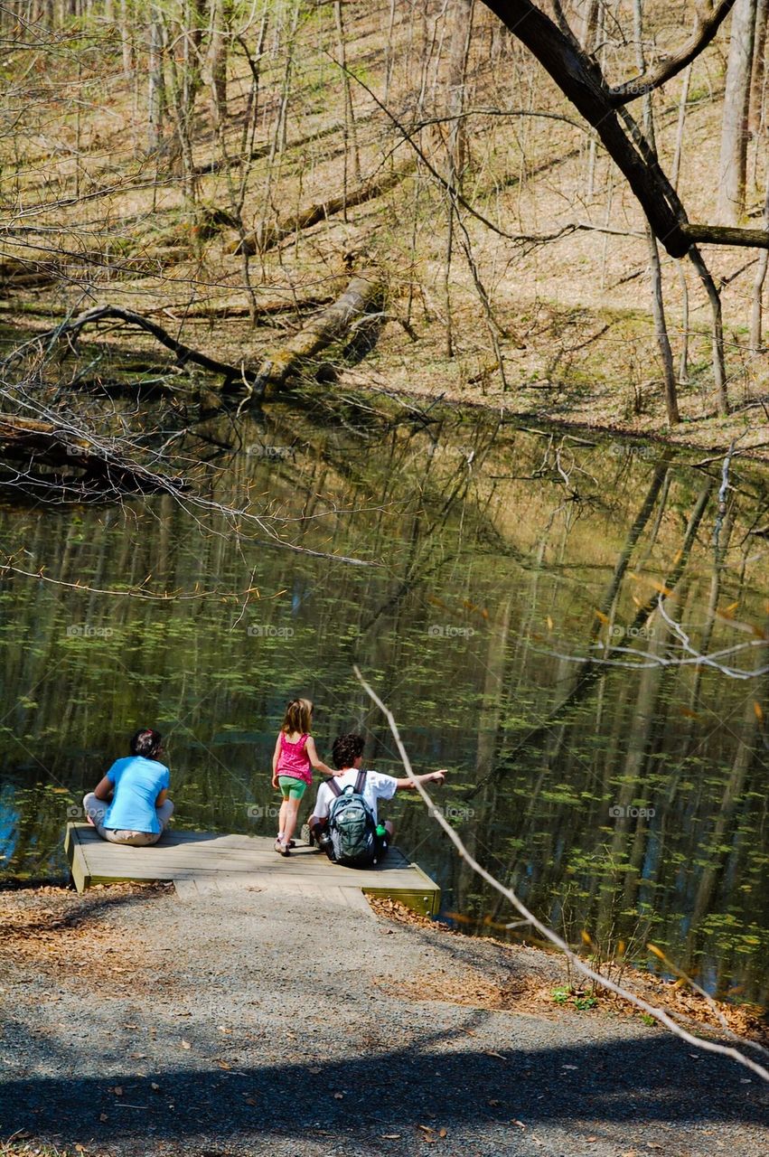 Girl at Pond 3