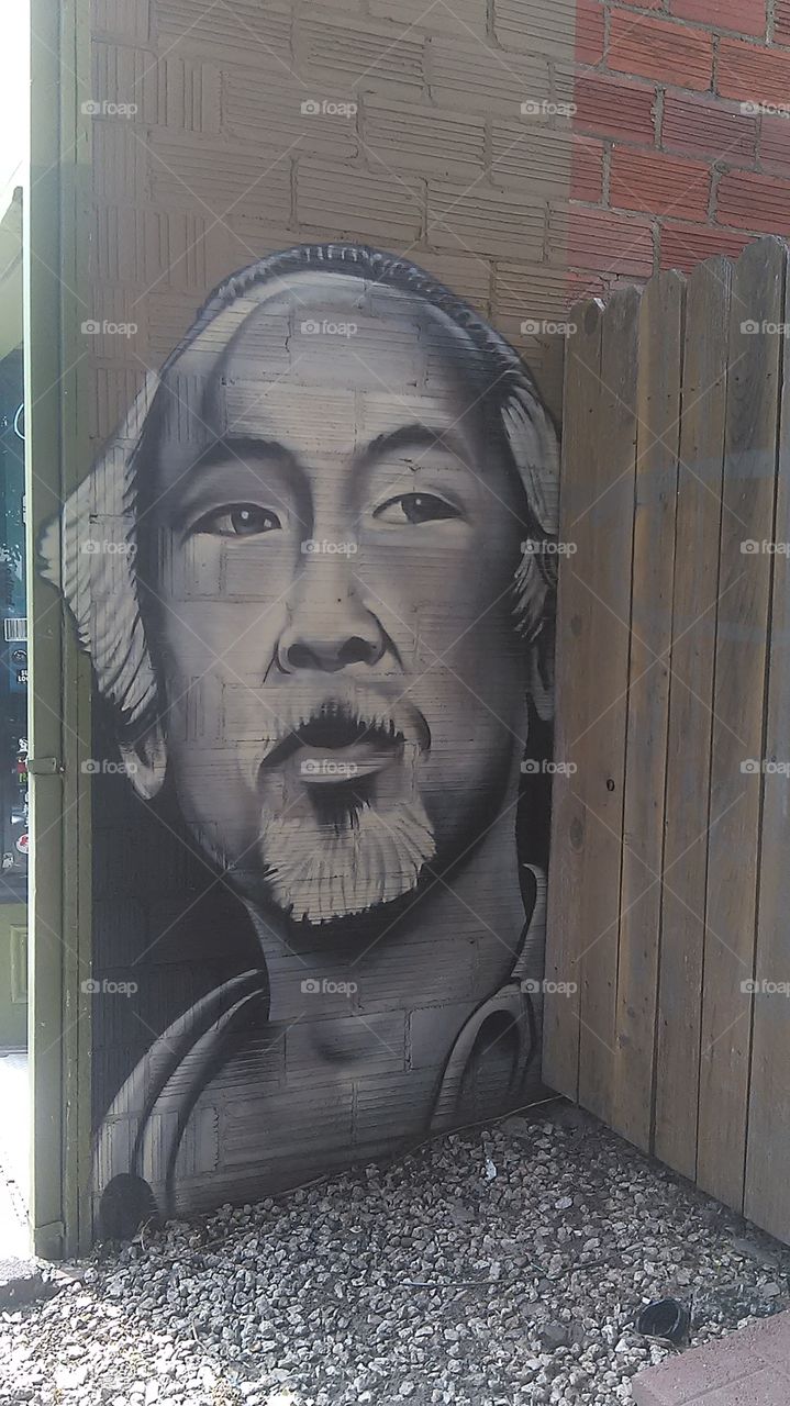 Wax on wax off. On my way to the corner store