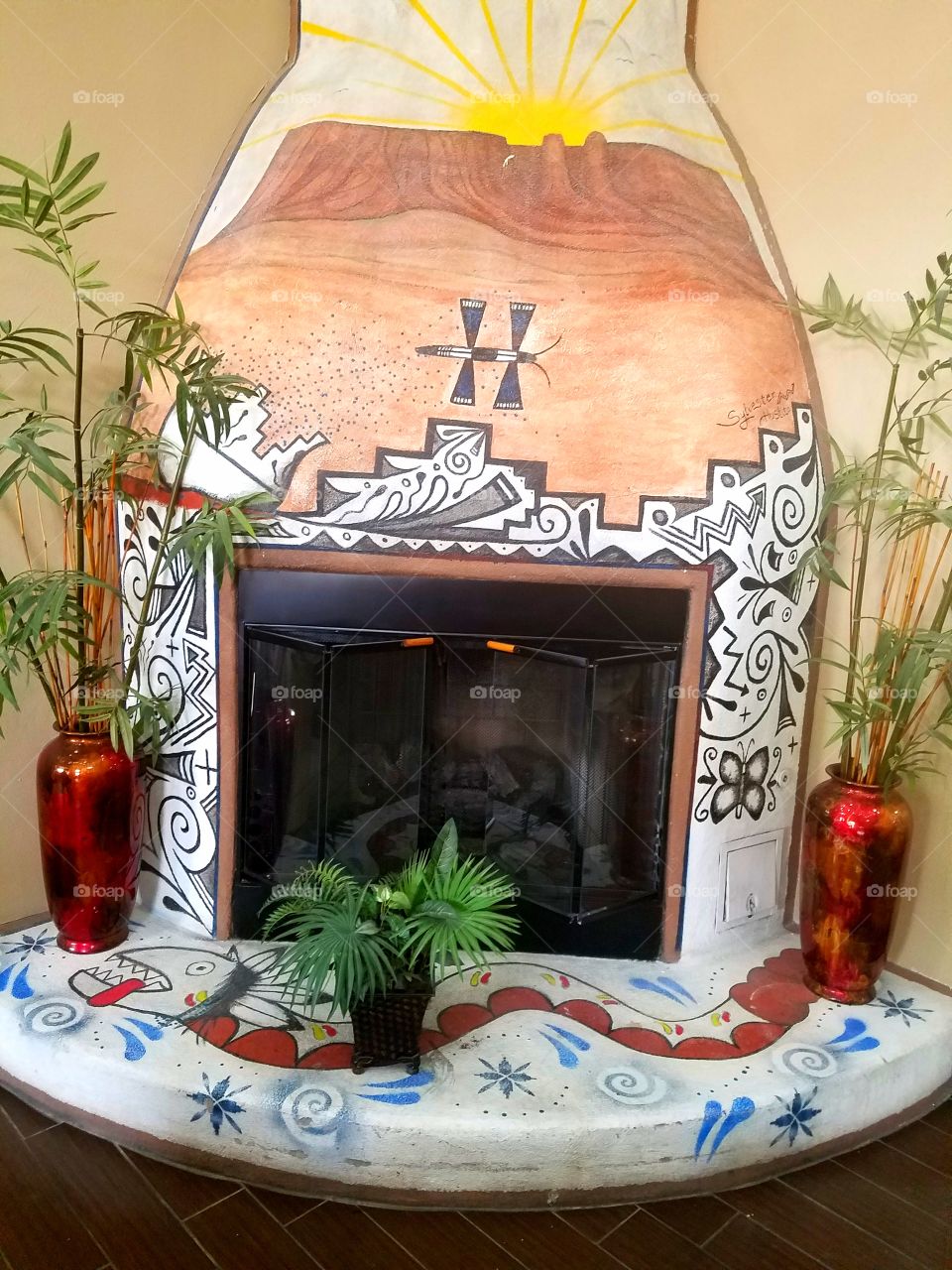 fireplace