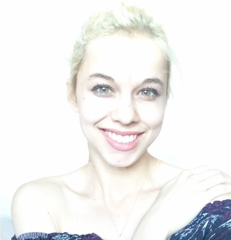 Woman’s close of of her face