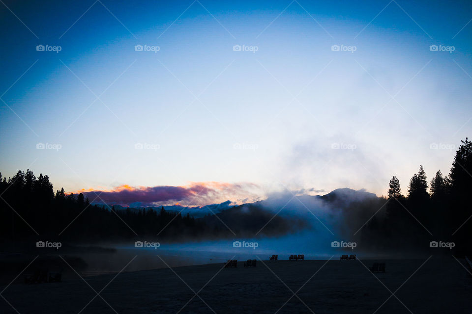 Misty Morning at the lake