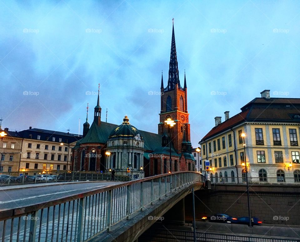 Stockholm at dusk! 