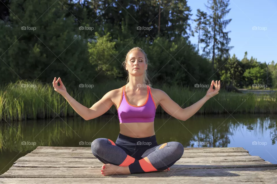 Yoga woman