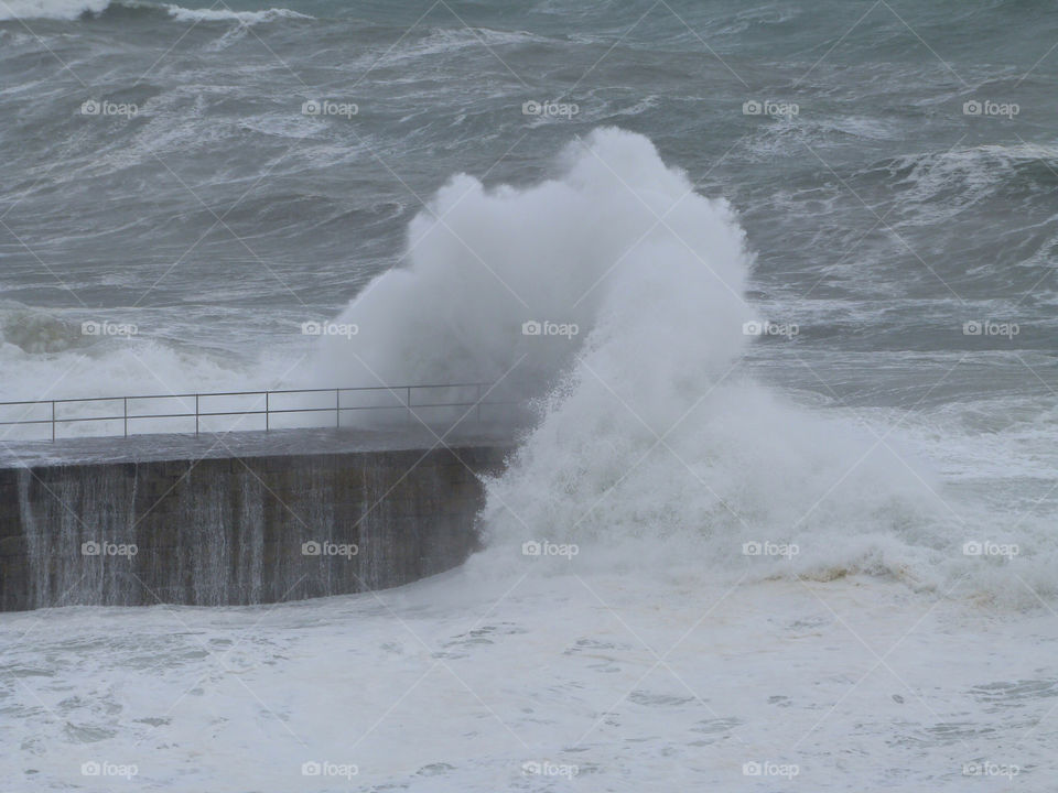 porthleven cornwall sea ocean by samspeed87