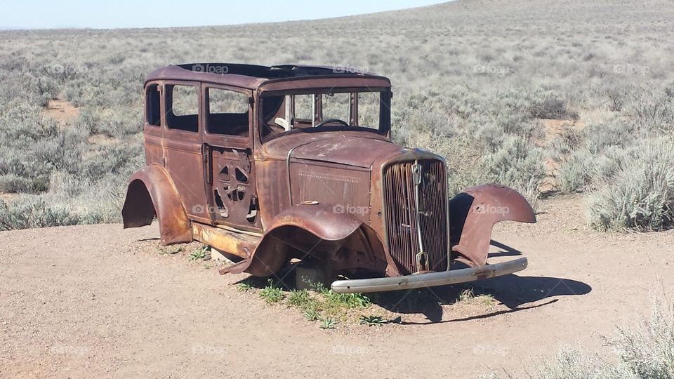 Abandoned, Desert, Transportation System, Vehicle, Vintage