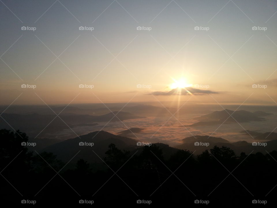 sunrise in Himalaya