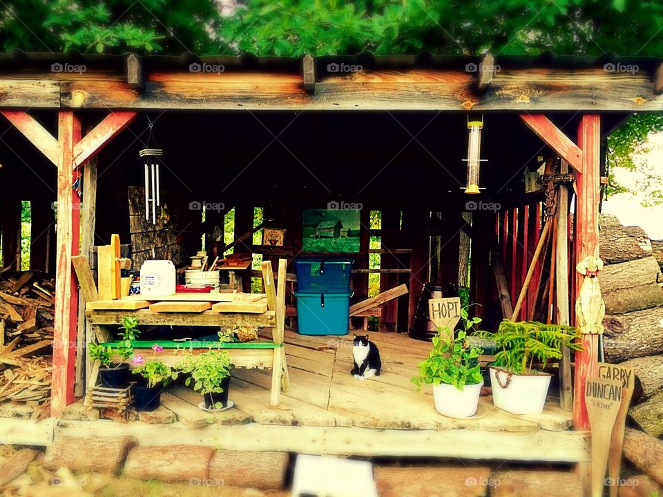 Country potting shed, Mercer, PA