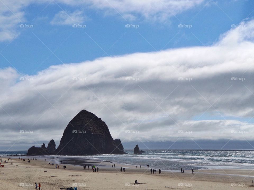Haystack Rock Beach