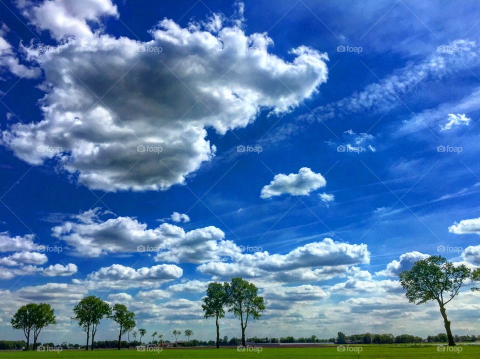 Countryside cloudscape 