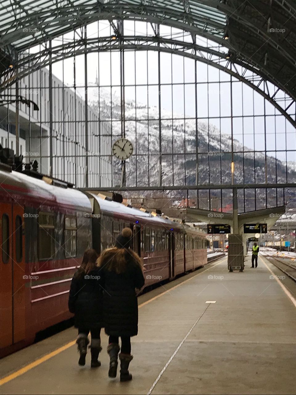 Winter travel in Bergen 