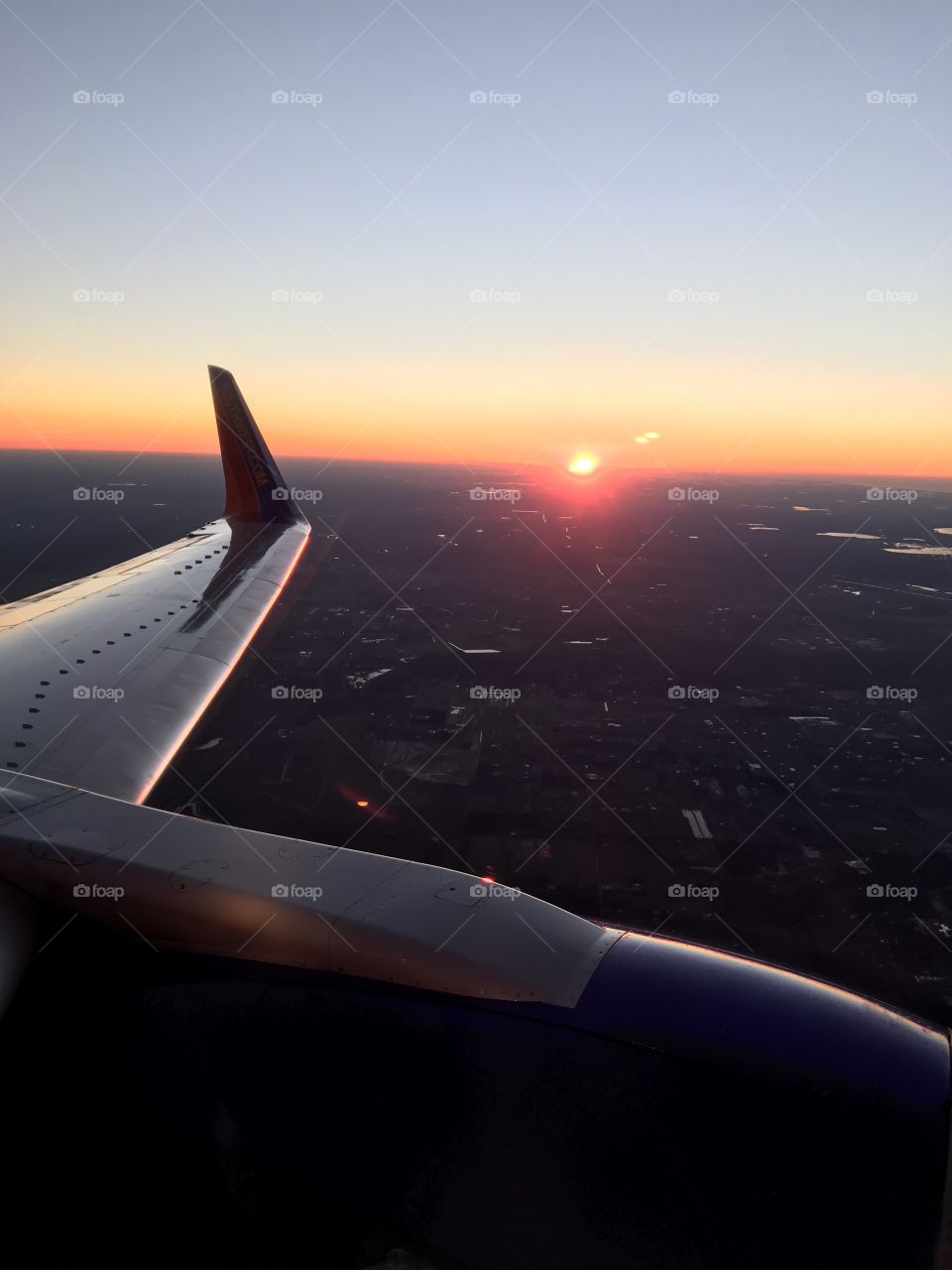 Sunrise from the sky