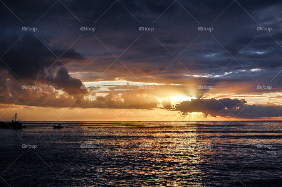 Sunset in Saint-Gilles-les-Bains