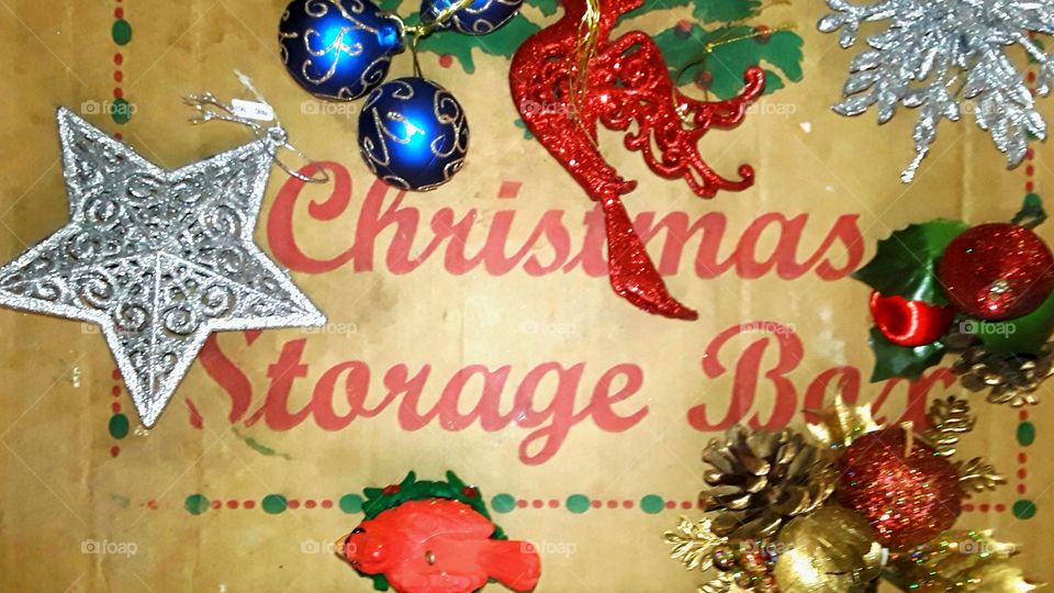 Christmas Decorations Stored Until Next Year