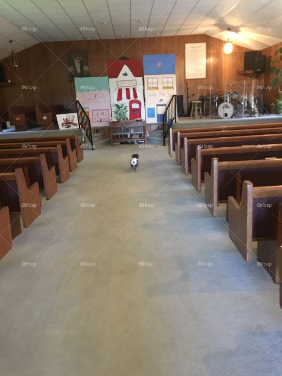 Fugi in church